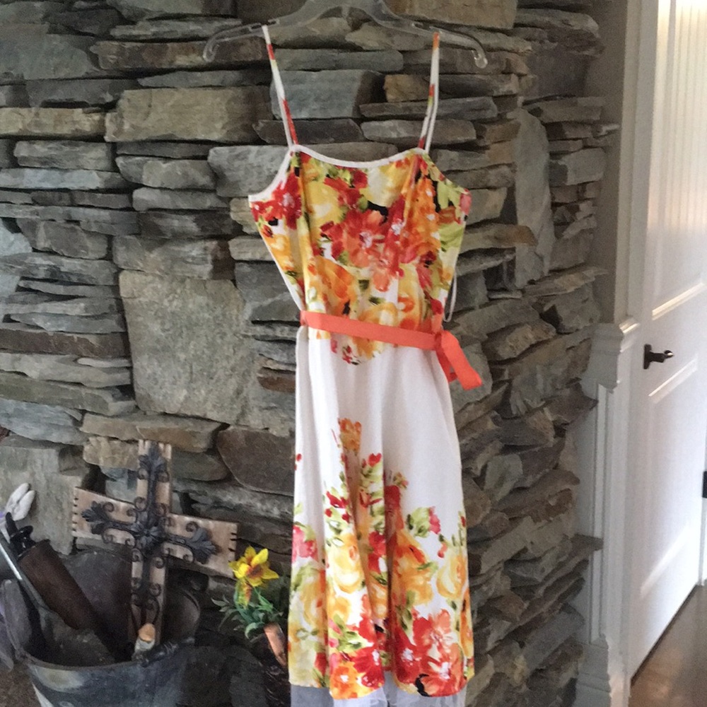 Dress Barn floral print dress size 10